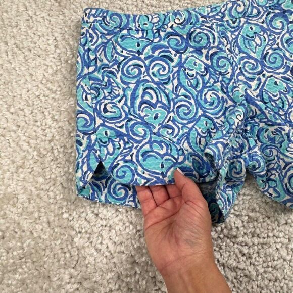 Lilly Pulitzer Adie Short Chasing Tail Blue - Picture 8 of 11